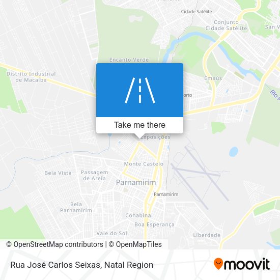 Rua José Carlos Seixas map