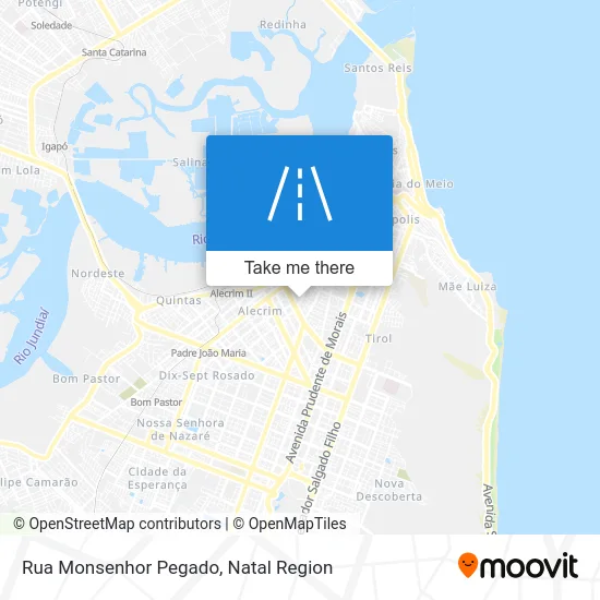 Rua Monsenhor Pegado map