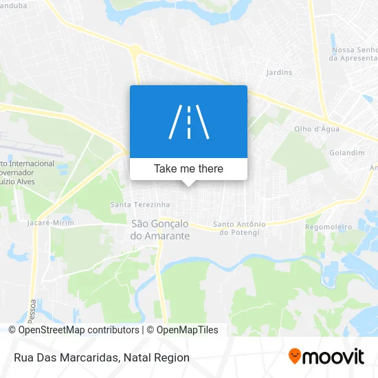 Rua Das Marcaridas map