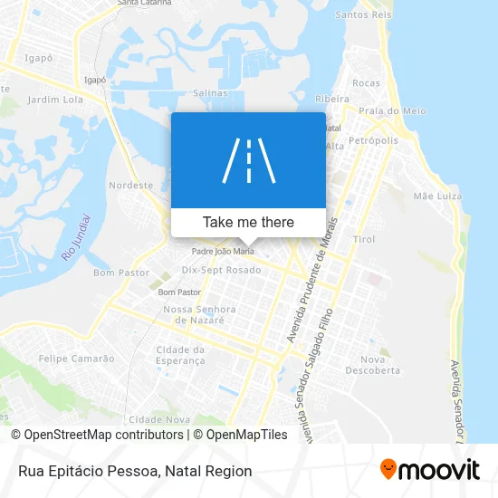 Rua Epitácio Pessoa map