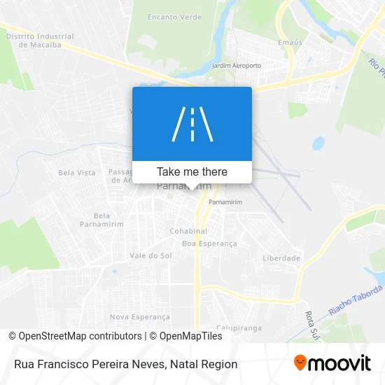 Rua Francisco Pereira Neves map