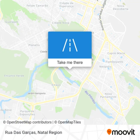 Rua Das Garças map