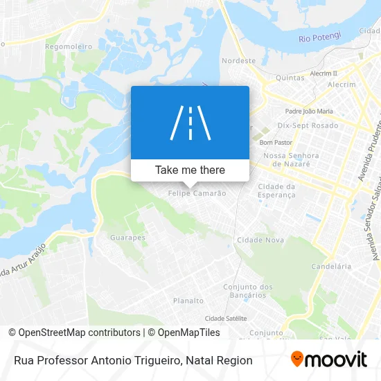 Rua Professor Antonio Trigueiro map