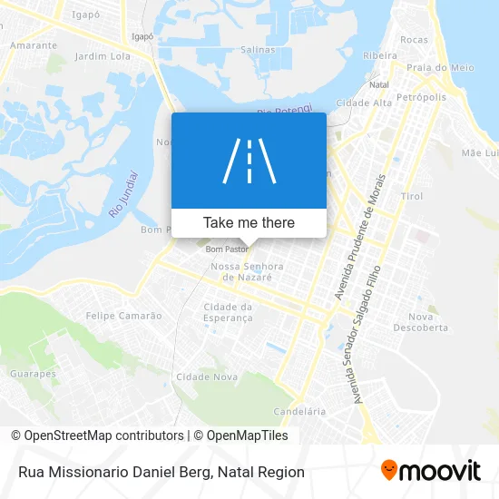 Rua Missionario Daniel Berg map