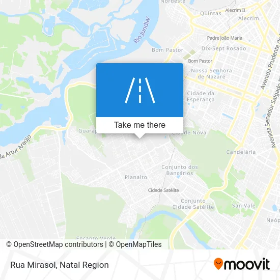 Rua Mirasol map