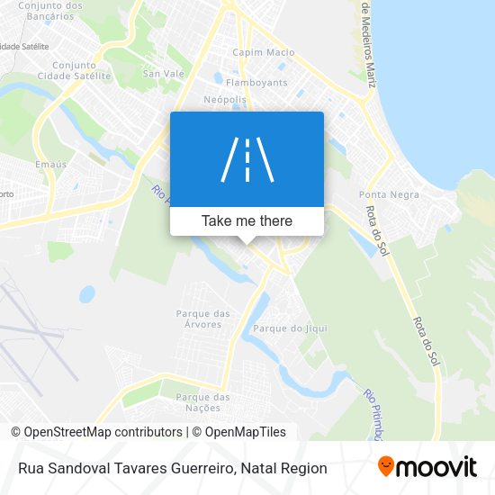 Rua Sandoval Tavares Guerreiro map