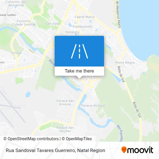 Rua Sandoval Tavares Guerreiro map