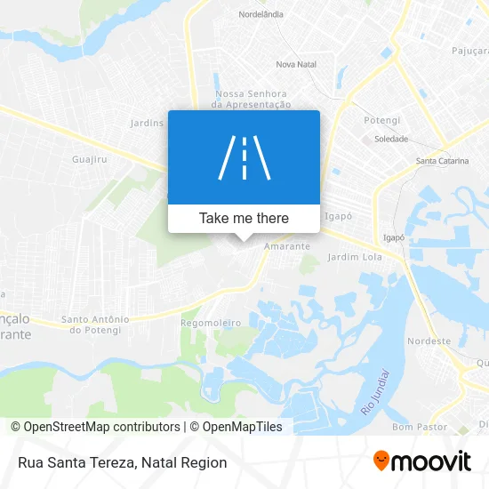 Rua Santa Tereza map