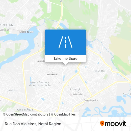 Rua Dos Violeiros map