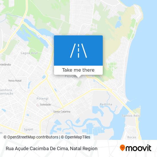 Mapa Rua Açude Cacimba De Cima