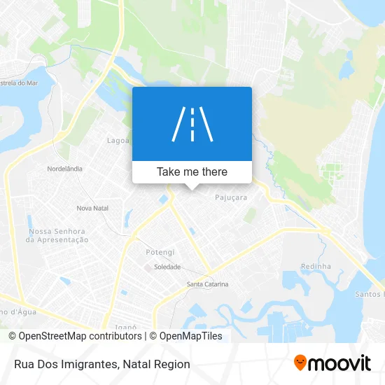 Rua Dos Imigrantes map