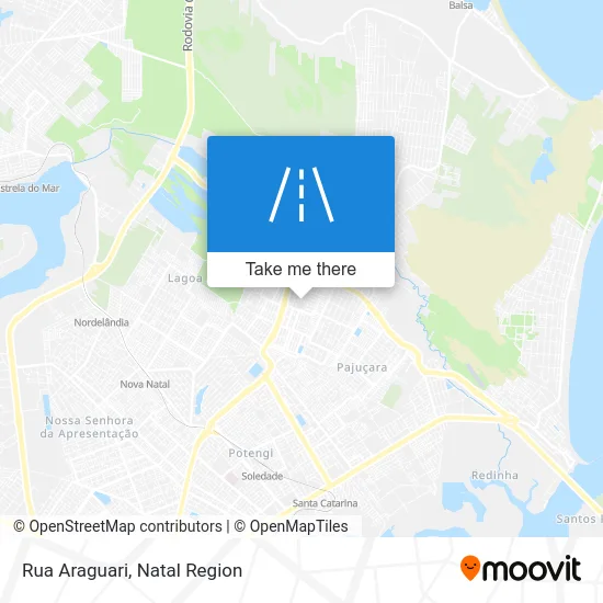 Rua Araguari map