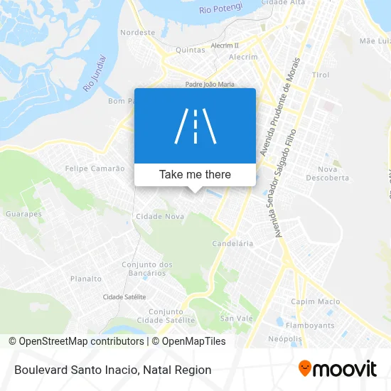 Boulevard Santo Inacio map