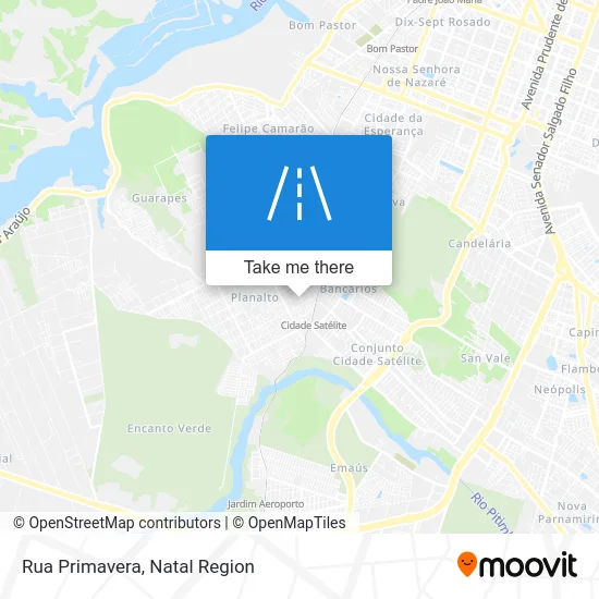 Rua Primavera map
