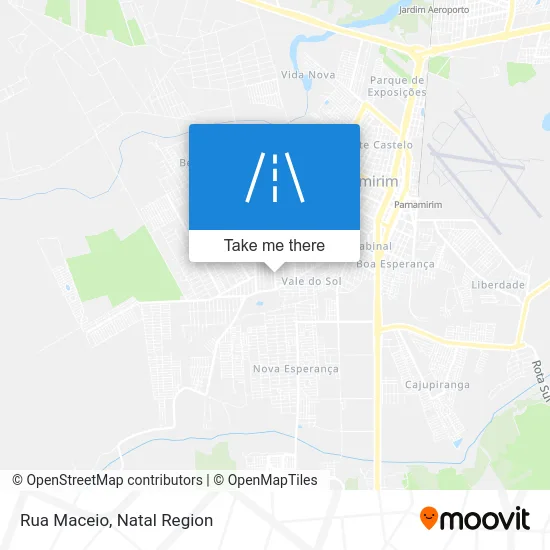 Rua Maceio map
