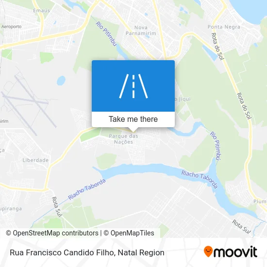 Rua Francisco Candido Filho map