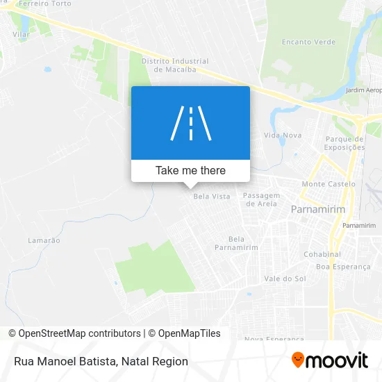 Rua Manoel Batista map