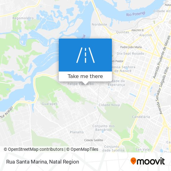 Mapa Rua Santa Marina