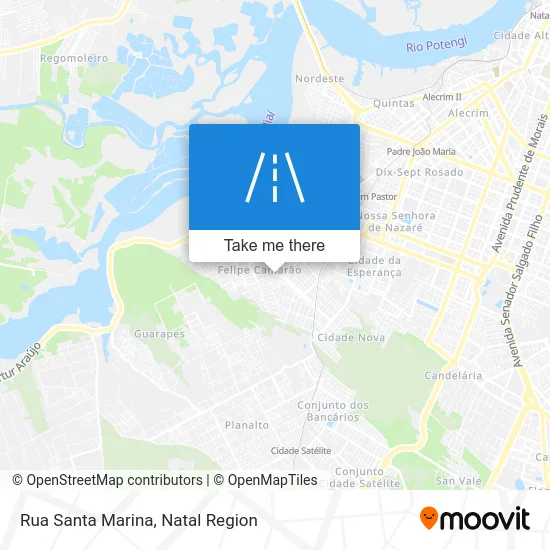 Rua Santa Marina map