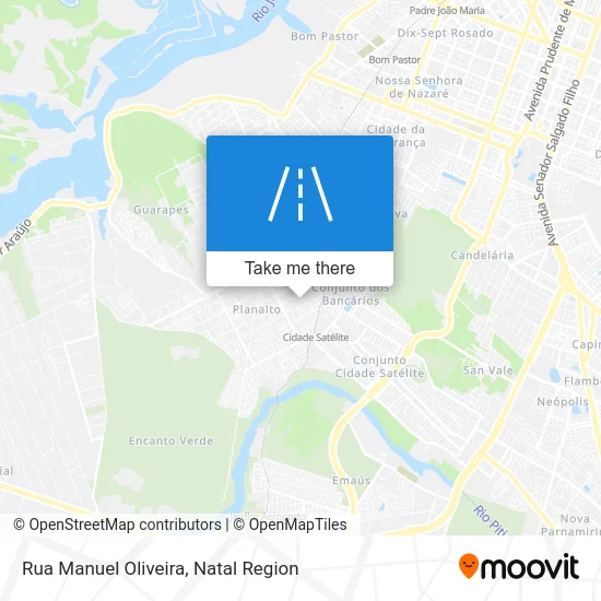 Rua Manuel Oliveira map