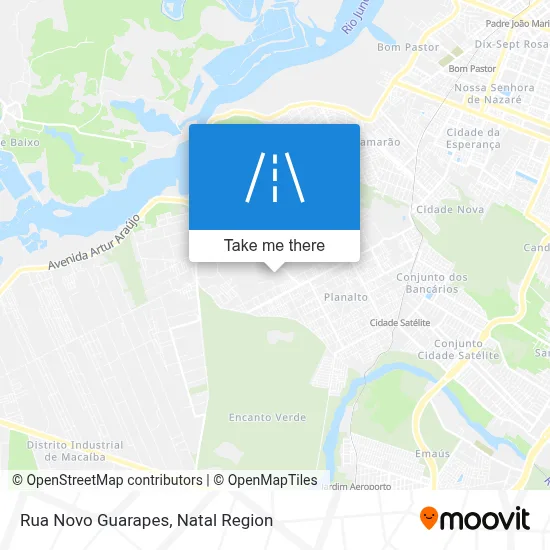 Rua Novo Guarapes map