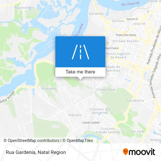 Rua Gardenia map