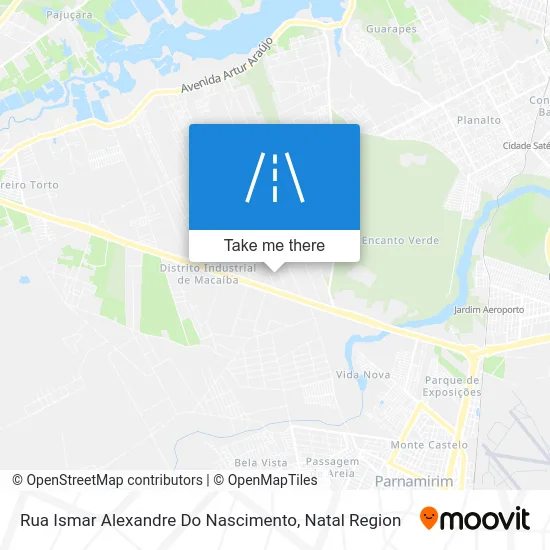 Rua Ismar Alexandre Do Nascimento map