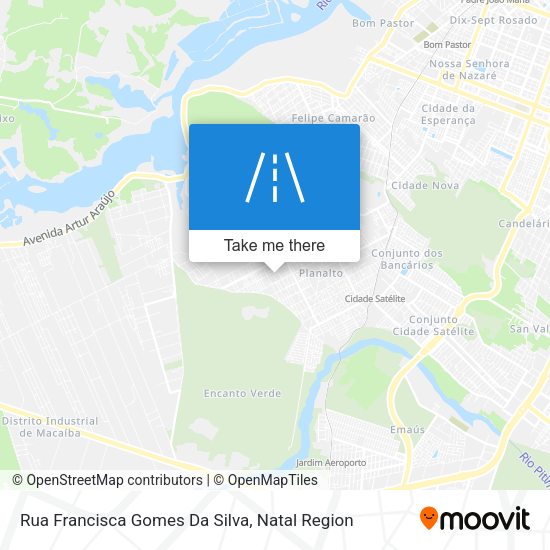 Rua Francisca Gomes Da Silva map