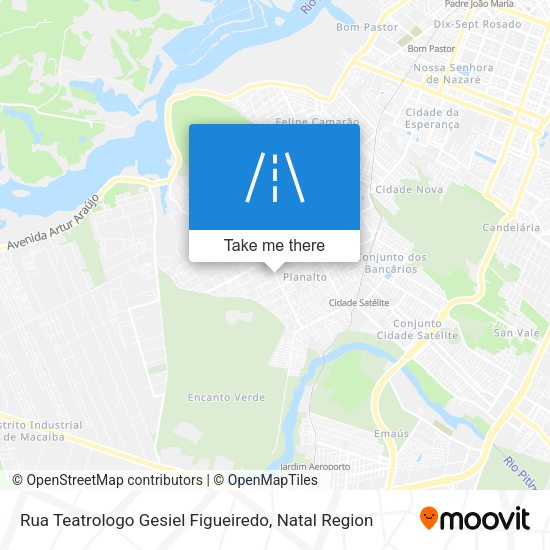 Rua Teatrologo Gesiel Figueiredo map