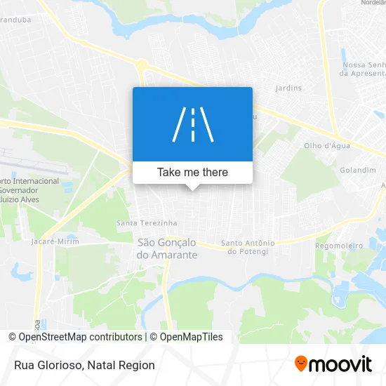 Rua Glorioso map