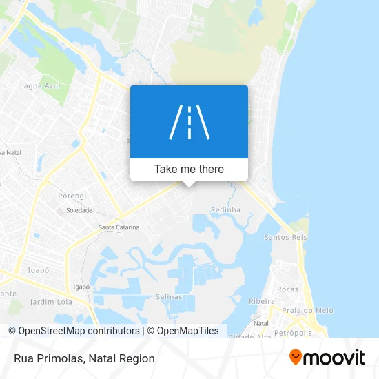 Rua Primolas map
