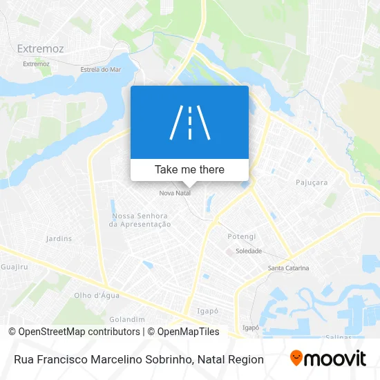 Rua Francisco Marcelino Sobrinho map