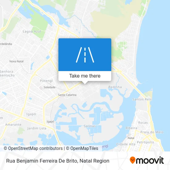 Rua Benjamin Ferreira De Brito map