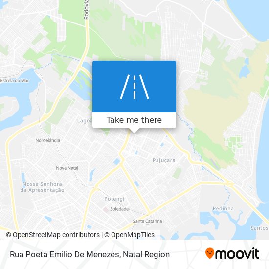 Mapa Rua Poeta Emilio De Menezes