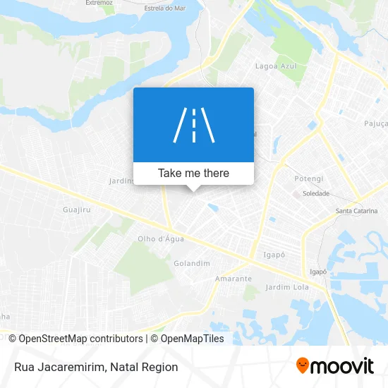 Rua Jacaremirim map