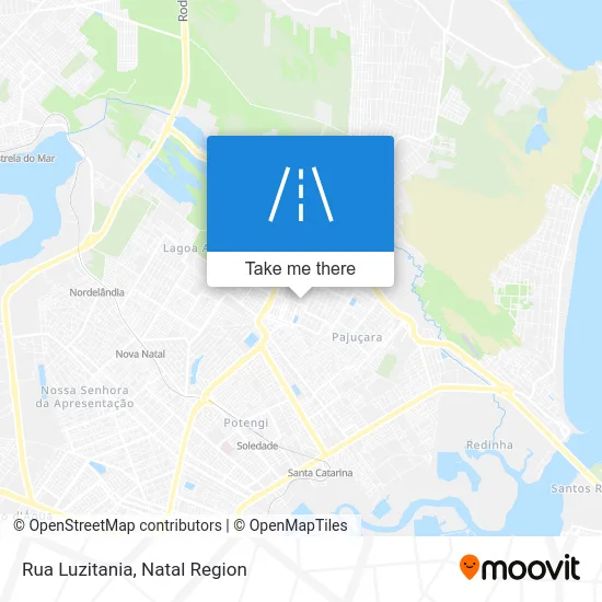 Rua Luzitania map