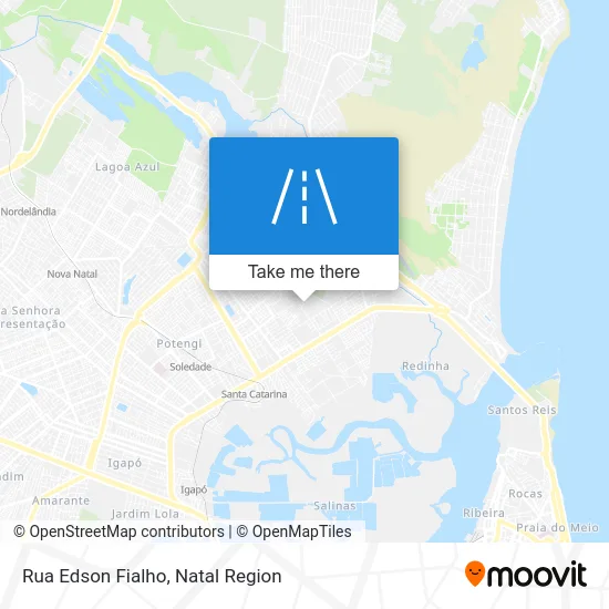 Rua Edson Fialho map