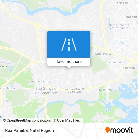Rua Paraíba map