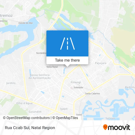 Rua Ccab Sul map