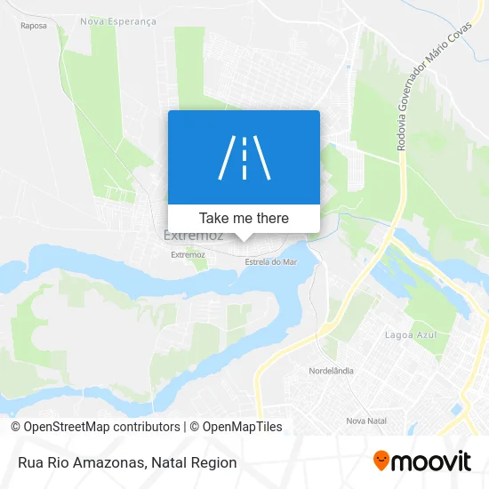 Rua Rio Amazonas map