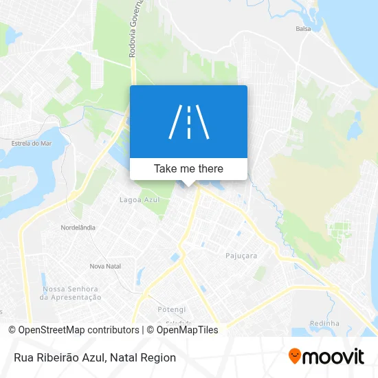 Rua Ribeirão Azul map