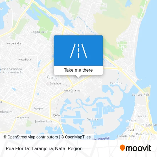 Rua Flor De Laranjeira map