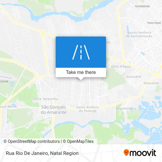 Rua Rio De Janeiro map