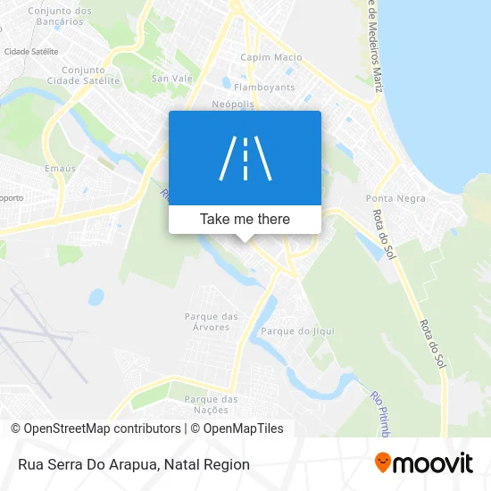 Rua Serra Do Arapua map