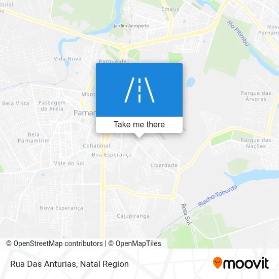 Rua Das Anturias map