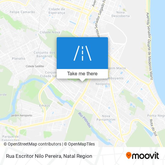 Mapa Rua Escritor Nilo Pereira