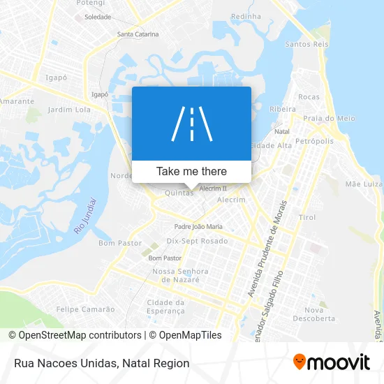 Rua Nacoes Unidas map