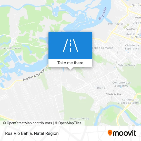 Rua Rio Bahia map