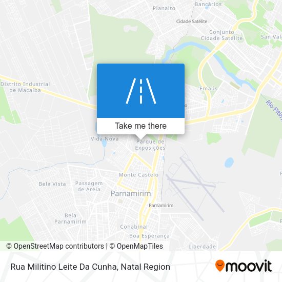 Rua Militino Leite Da Cunha map