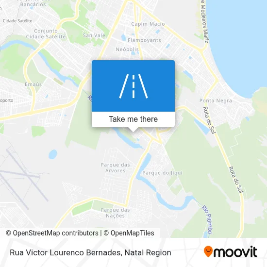 Rua Victor Lourenco Bernades map
